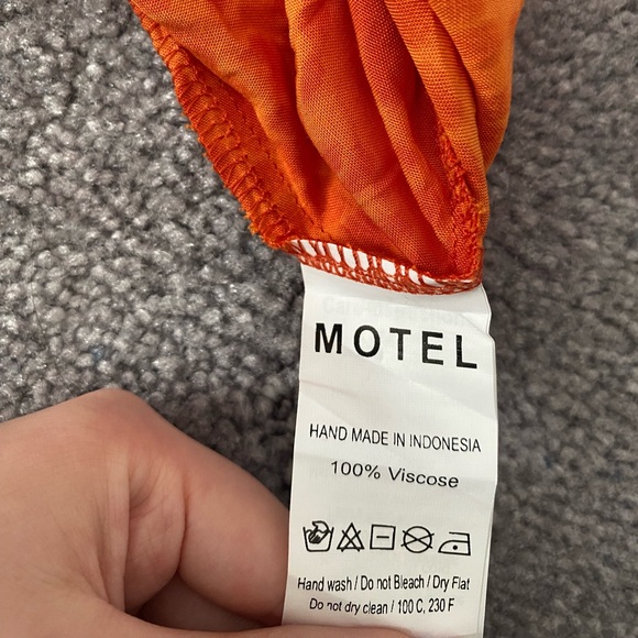 Urban outfitters Motel Rocks, orange, patterned skirt - Picture 2 of 5